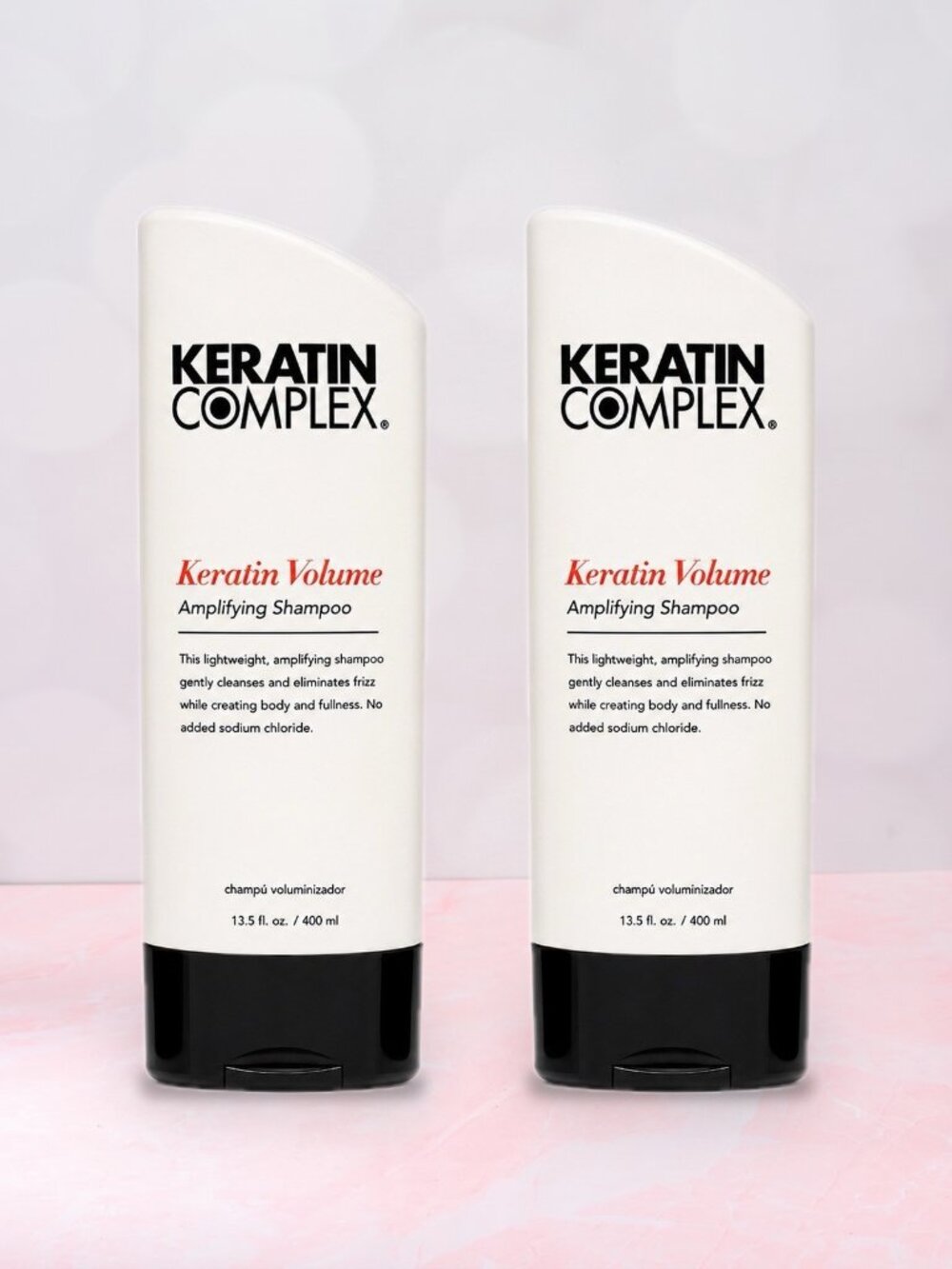 2x Keratin Volume Amplifying Shampoo Keratin Complex 13.5 fl oz / 400ml Duo